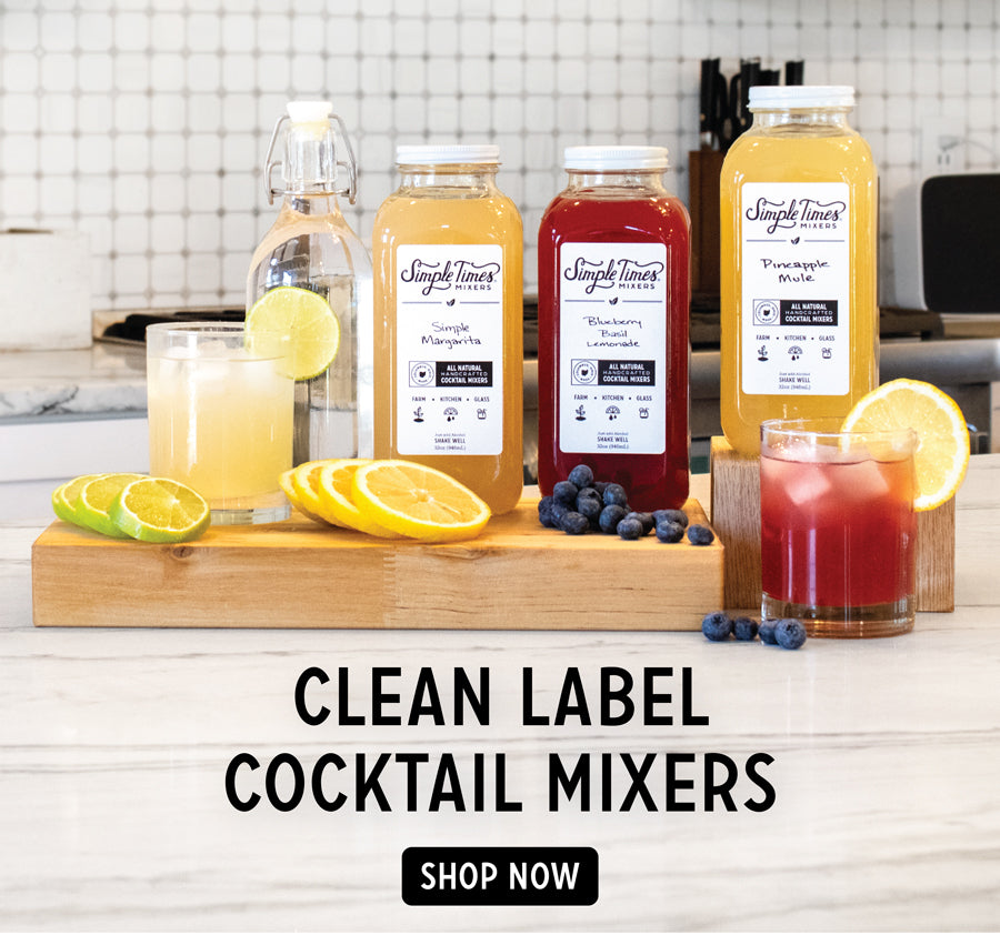Simple Times Mixers: Blueberry Basil Lemonade Mixer, 32 fl oz