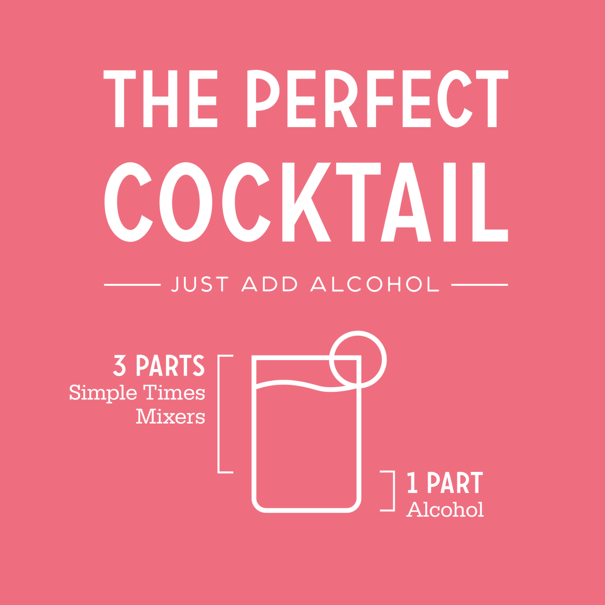 Cocktail Mixers - Alcohol Mixers - Simple Times Mixers - Holiday Punch